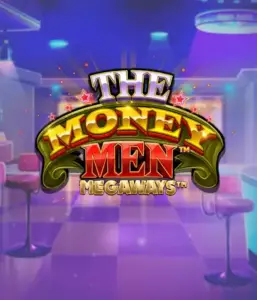 Dive into the dynamic world of The Money Men Megaways slot by Pragmatic Play, showcasing a striking logo with shining stars set against a stylish casino setting. This image conveys the excitement and glamour of casino gaming with its eye-catching ambiance and design. Perfect for gambling fans craving high-energy gaming. 