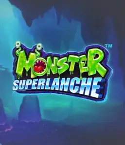 Explore the eerie depths with the Monster Superlanche game by Pragmatic Play, featuring a bright and playful monster logo before a shadowy cave background. This image portrays the fun and excitement of a monster-themed game, ideal for players who love fantasy, offering a unique play experience. 